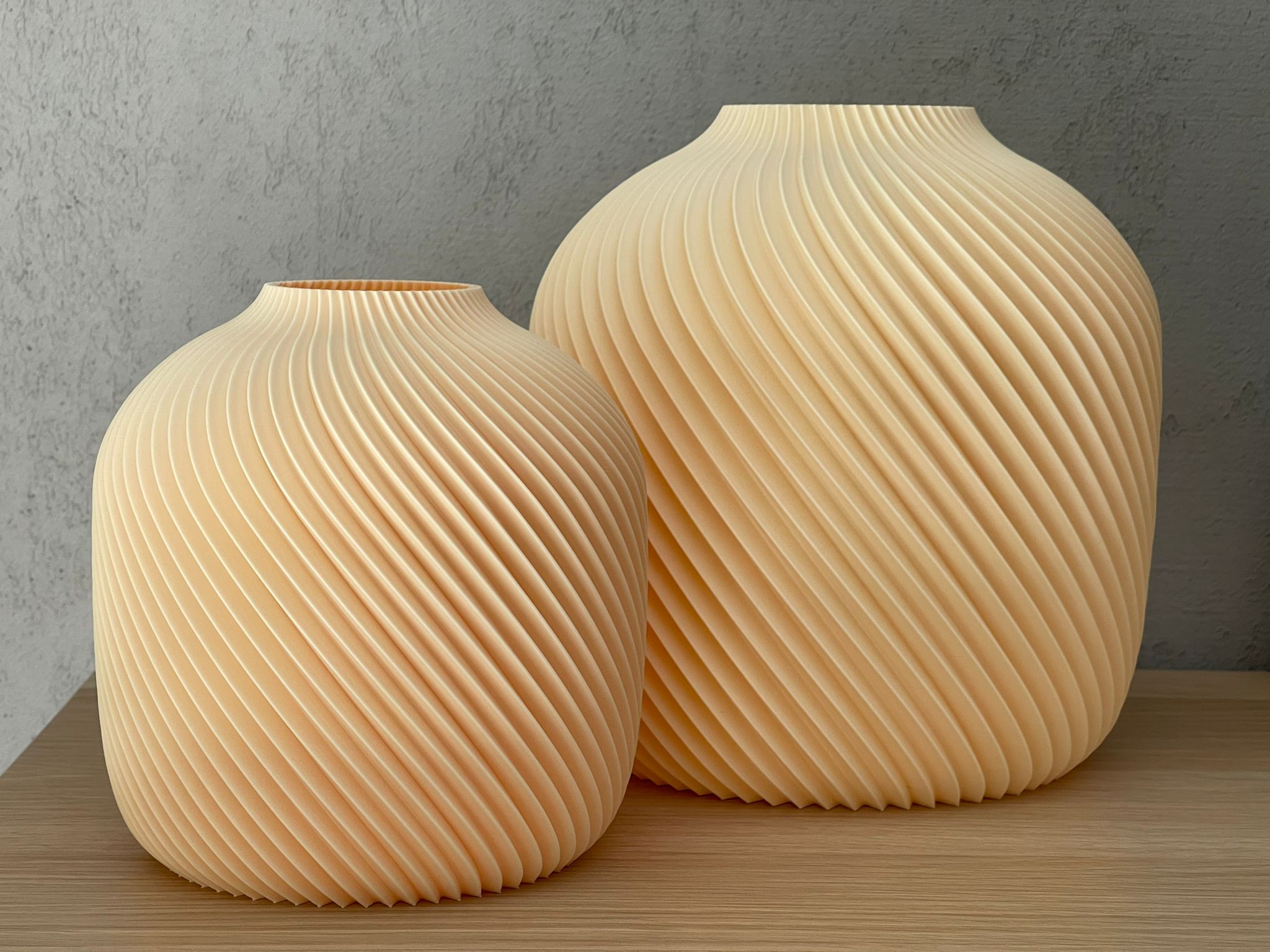 Wazon Spiralny Maślany Żółty