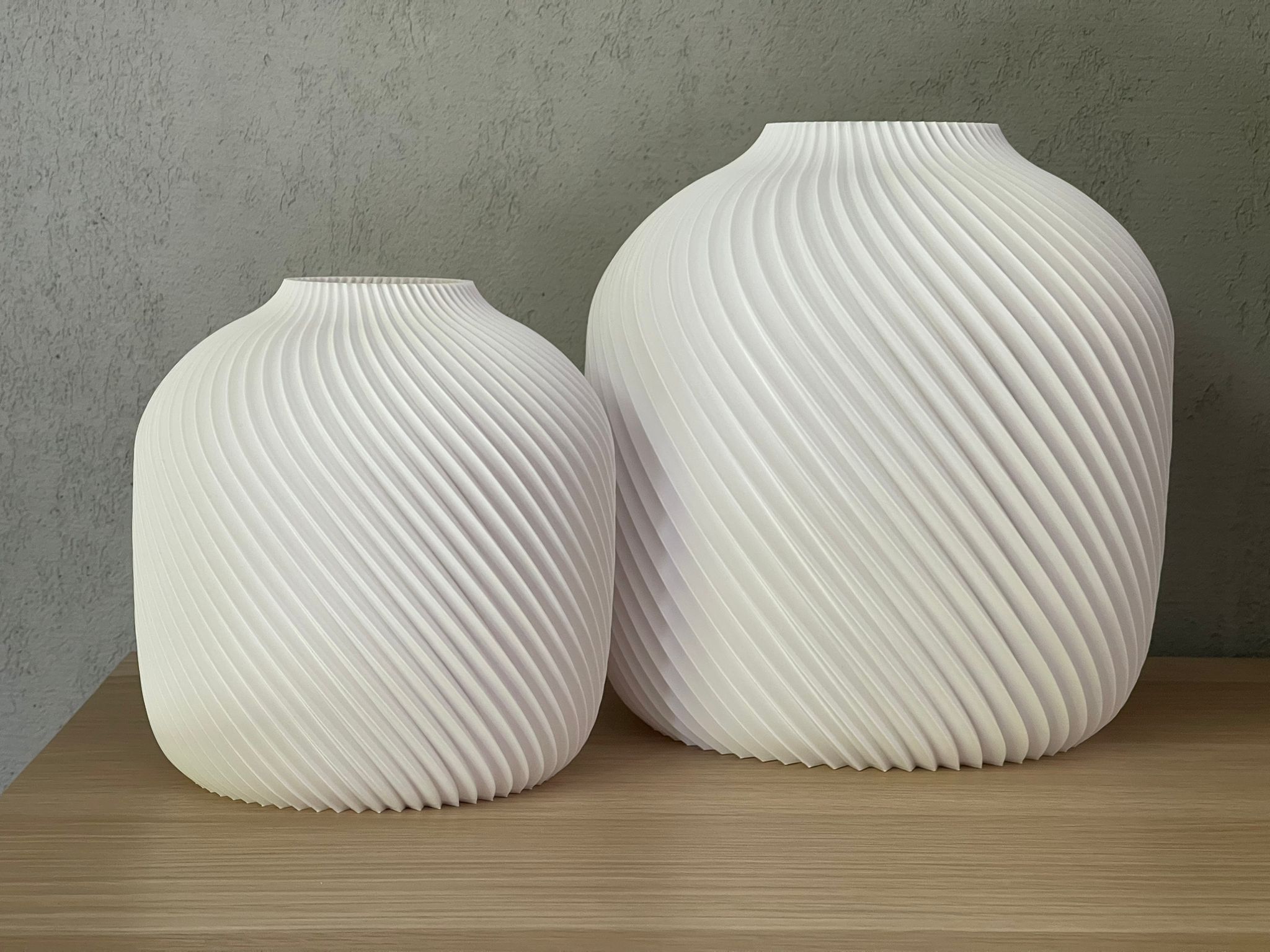 Wazon Spiralny Biały